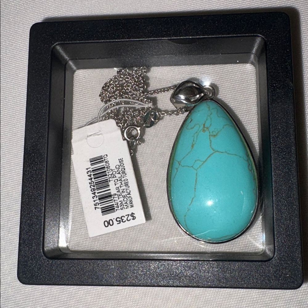Turquoise Pendant Necklace